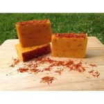 Hand Made Real Saffron Goat Milk Bar Soap - Image 4