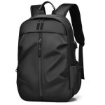 Moneybag Free ) Waterproof Multi- Laptop Backpack ( black color ) - Image 2