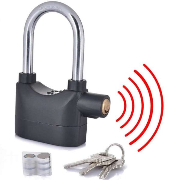 Security Alarm Lock - Black