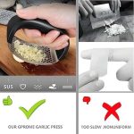 Arc Shaped Garlic Press Crusher With Comfortable Grip - Image 2